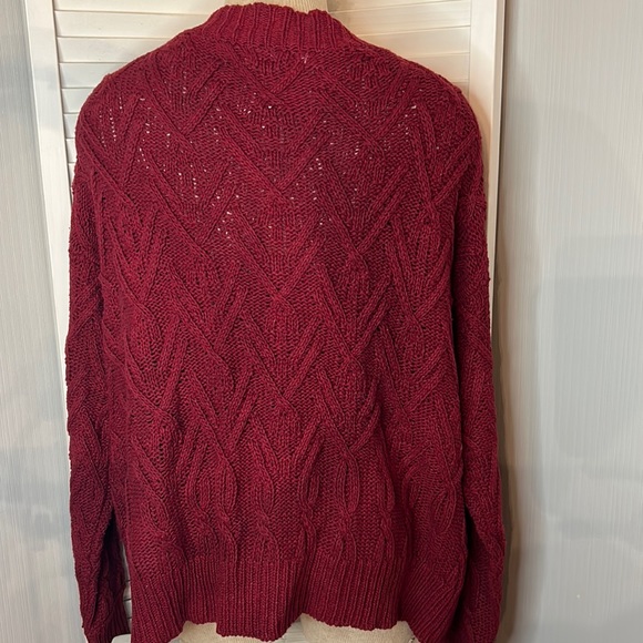 Ceo Femme Cable Knit ,Chunky Oversized Sweater Size S. Boho,Winter, Contemporary - Picture 4 of 10